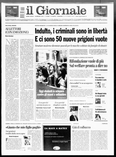 Il giornale : quotidiano del mattino